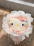 Handmade Kitty Artificial Flower Bouquet
